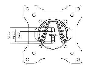 Suport pentru televizor Multibrackets M VESA Full-Motion I 50 75 100