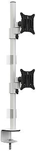 Suport pentru monitor Multibrackets M VESA Deskmount Officeline Dual Vertical White