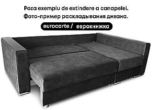 Canapea coltar V-Toms Eldorado E1L (230x140 cm) Bej / Maro