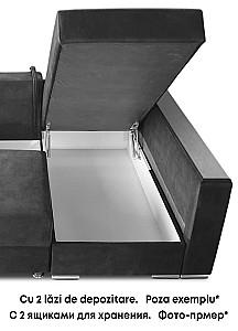 Canapea coltar V-Toms Eldorado E1L (230x140 cm) Bej / Maro