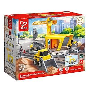 Set de jucarii Hape Macara feroviară (E3878)