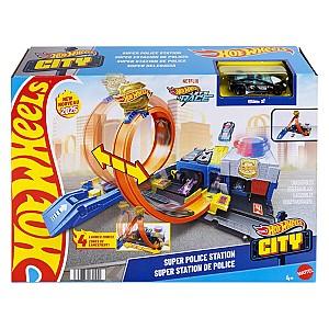 Set de jucarii Hot Wheels City Secția de Poliție (JBM71)