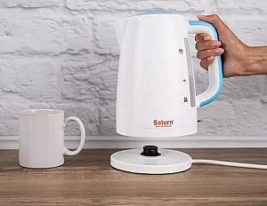 Fierbator electric de apa Saturn ST-EK8435U Alb/Albastru