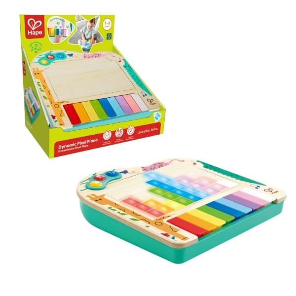 Jucarie muzicala Hape Pian Pixelat Dinamic E0635