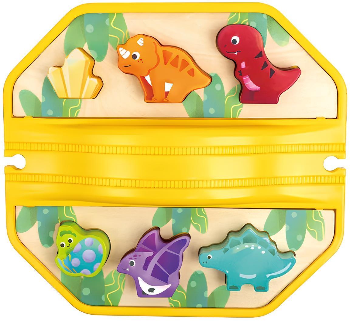 Set de jucarii Hape Trenul Dinozaurilor (E3828)