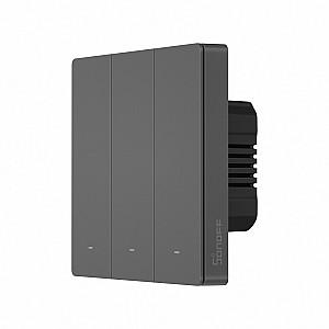 Intrerupator inteligent Sonoff M5 3 Gang Dim Gray