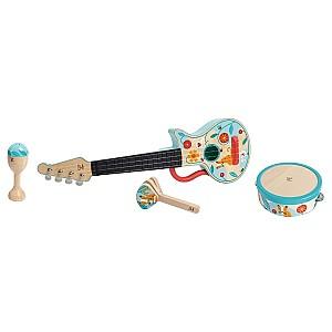 Jucarie muzicala Hape Ukulele 4 în 1 (E0638)