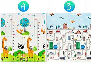 Covoras de joaca copii Gotel V5C1 White/Green