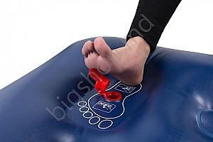 Saltea gonflabila KingCamp Twin Pumpair KM3606 Blue/Beige