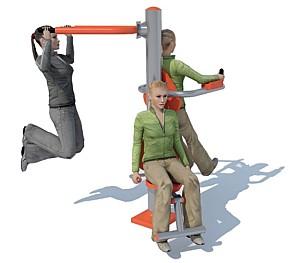 Aparat de fitness in aer liber PlayPark B-25