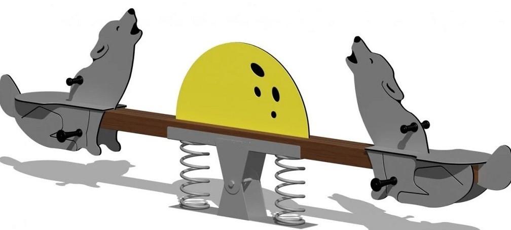 Balansor de exterior PlayPark Grey Wolves ZP-29