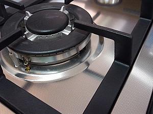 Plita pe gaz incorporabila Tornado TEXTUR 6041 Iron Inox