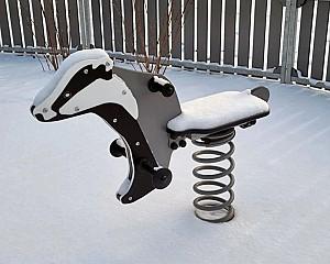 Balansor de exterior PlayPark Grey Bursuc ZP-28