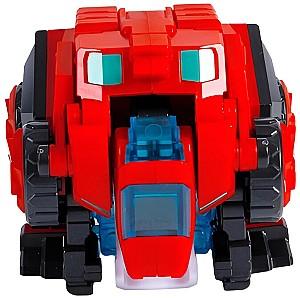 Jucarie interactiva Dinoster Dinozaur-Transformer Raptor, Bot rosu (EU580840-1)