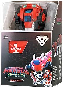 Jucarie interactiva Dinoster Dinozaur-Transformer Raptor, Bot rosu (EU580840-1)