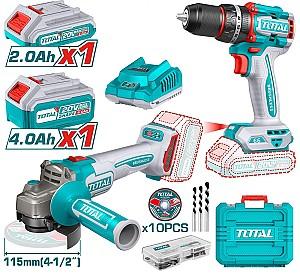 Set de scule electrice Total TCKLI 20273