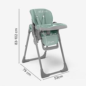 Scaun reglabil pe inaltime de masa Kikka Boo Comfy+ Beige