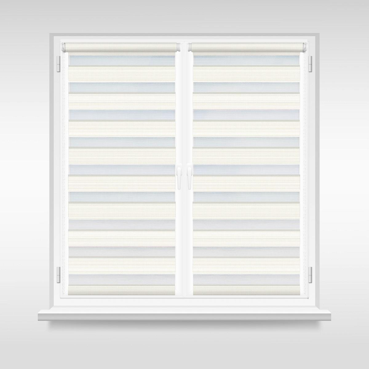 Jaluzele Msrolls Zi-Noapte Alb Grizzle 014/1 0.55x1.70m