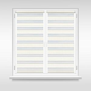 Jaluzele Msrolls Zi-Noapte Alb Grizzle 014/1 0.75x1.70m