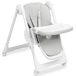 Scaun reglabil pe inaltime de masa Caretero Megalo Light Grey