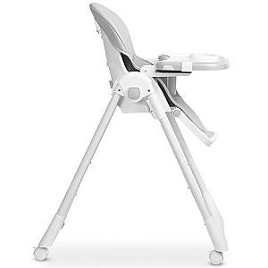 Scaun reglabil pe inaltime de masa Caretero Megalo Light Grey