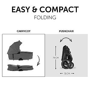 Carucior 2 in 1 Hauck Walk N Care Air Set Dark Grey