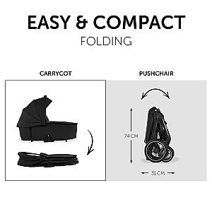 Carucior 2 in 1 Hauck Walk N Care Air Set Black