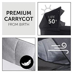 Carucior 2 in 1 Hauck Saturn R Duoset Melage Black
