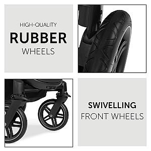 Carucior 2 in 1 Hauck Saturn R Duoset Melage Black