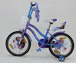 Bicicleta copii Frozen Blue/Purple