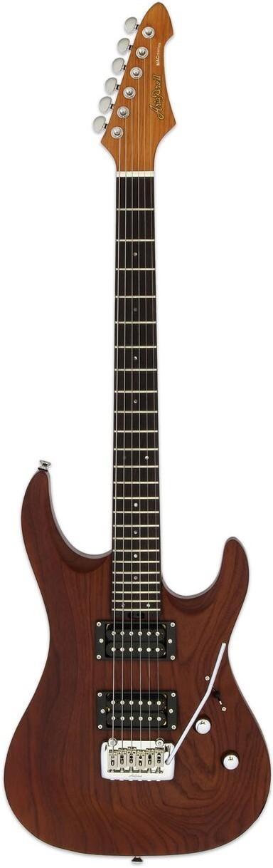 Chitara electrica Aria Pro II MAC-DLX STBR Stained Brown