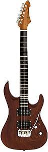 Chitara electrica Aria Pro II MAC-DLX STBR Stained Brown