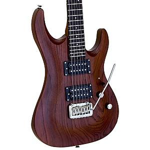 Chitara electrica Aria Pro II MAC-DLX STBR Stained Brown