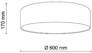 Lustra TK Lighting Earth 10165 Beige