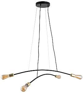 Lustra TK Lighting Helix 4602 Black/Gold