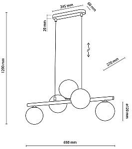 Lustra TK Lighting Estera TK-4549