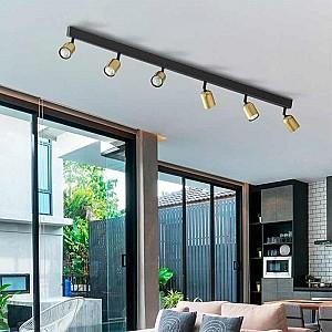 Lustra TK Lighting Top 1022 Black/Gold