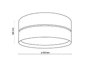 Lustra TK Lighting Nicol 4800 Black/Brown