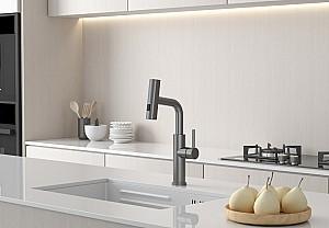 Robinet bucatarie Backer RAF 3281 GUN GREY