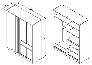 Set dormitor Ambianta Malta Nuc/Fungo