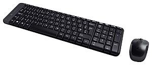 Set tastatura + Mouse Logitech Wireless MK220 Compact Black