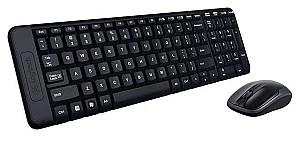 Set tastatura + Mouse Logitech Wireless MK220 Compact Black