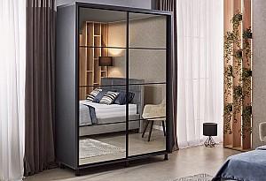 Dulap-cupe Ambianta Torino (oglindă) 2 m Grafit