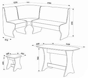 Coltar bucatarie Ambianta Cleo 2 Alb