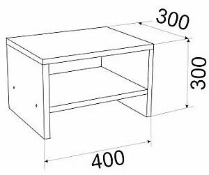 Noptiera Ambianta Bravo Sonoma Închis