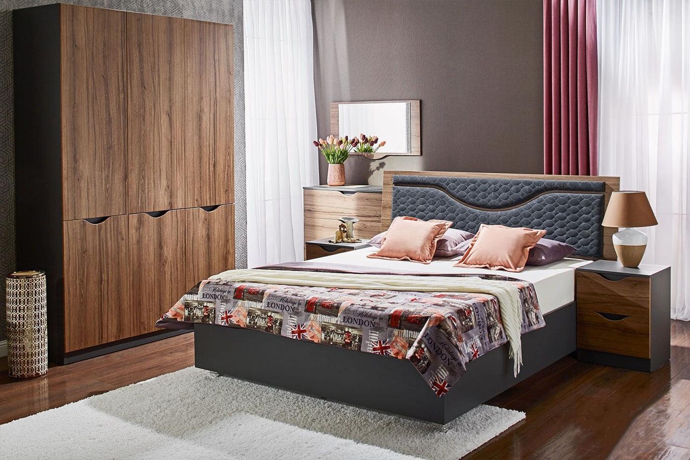 Set dormitor Ambianta Happy Nuc, Modern