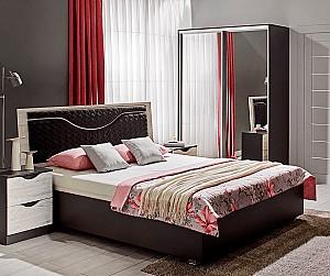 Set dormitor Ambianta Happy 3 Alb Samoa, Modern