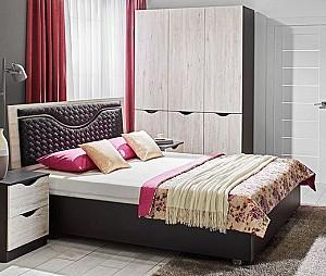 Set dormitor Ambianta Happy 4 Alb Samoa, Modern