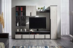 Dulap penal Ambianta Duet 0.4 m (Gri-Alb Samoa)