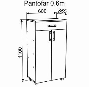 Dulap pentru incaltaminte Ambianta Bruno Pantofar Sonoma Inchis